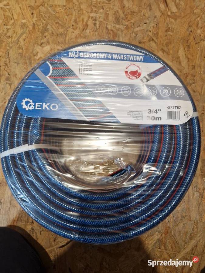 Wąż ogrodowy 4 Warstwowy 34 30m GEKO Głogowa