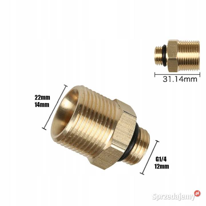Adapter M22x15 do Myjki Ciśnieniowej 160 BAR Ludźmierz