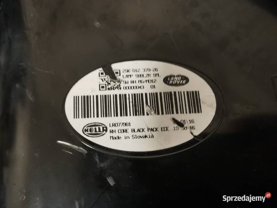HELLA 2SK 012 379461 Lampa tylna LAND ROVER