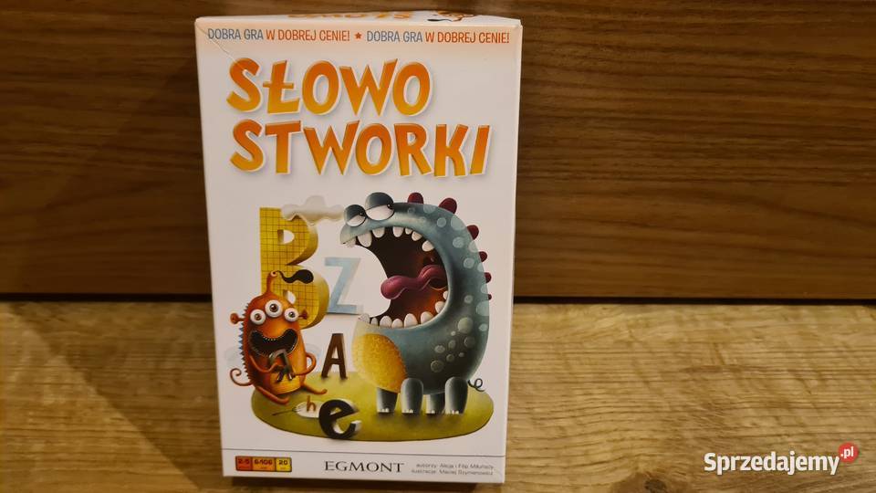 Gra Słowo Stworki firmy Egmont mazowieckie Warszawa