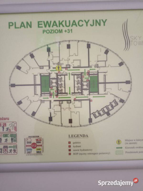 2pok 70met Wielkiej APARTAMENT W SKY TOWER Wrocław