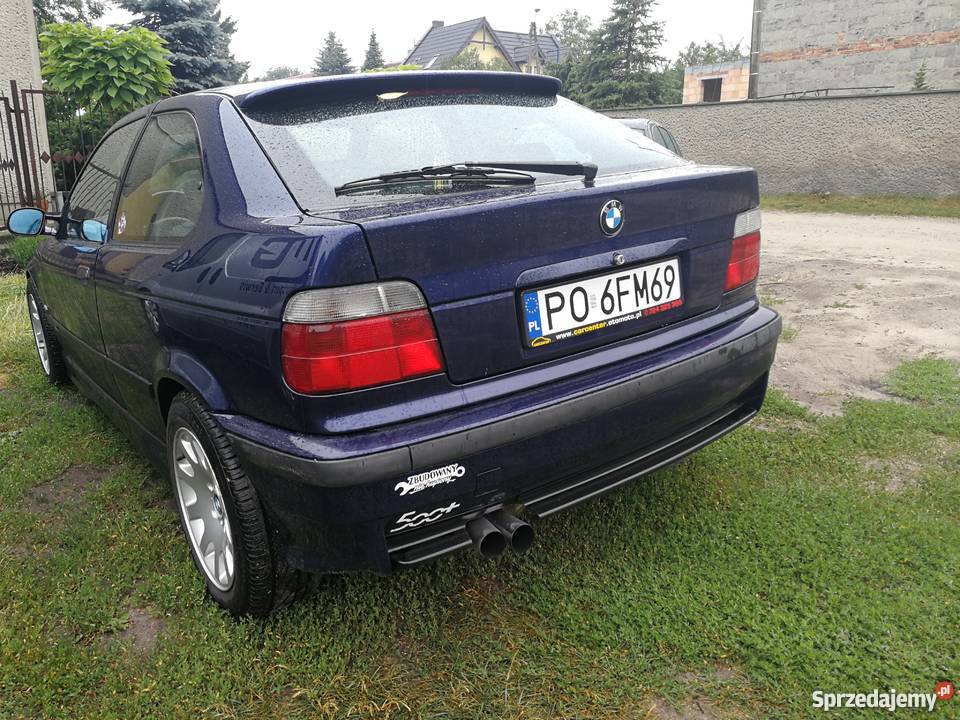 Bmw e36 compact m52b30 pierwszy lakier M pakiet manualna Poznań sprzedam