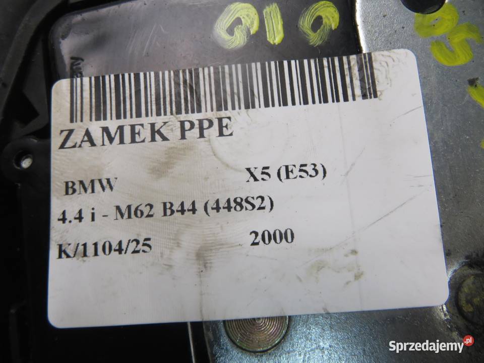 ZAMEK PRAWY PRZEDNI BMW X5 E53 osobowe