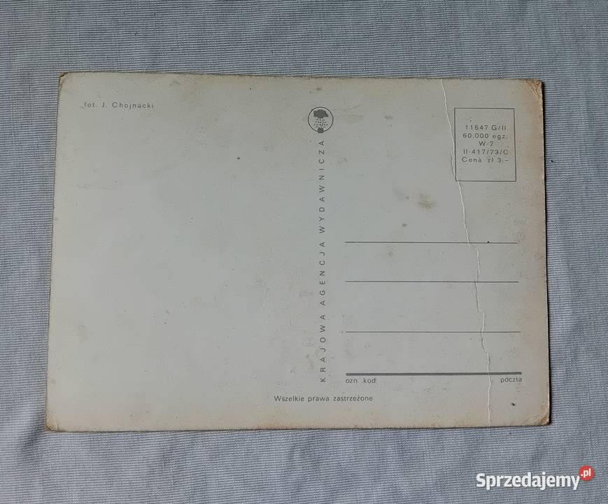 Pocztówka kwiaty w wazonie KAW 1973 r Koźminek
