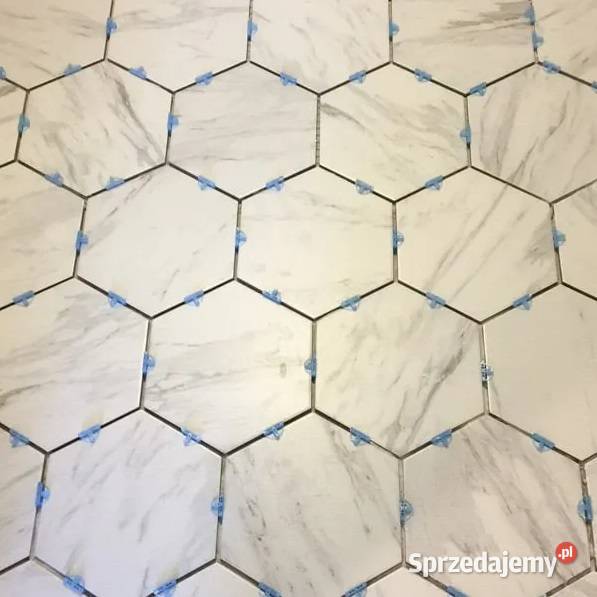 Gres HEKSAGONALNY CALACATTA marmur 30x30 wysoki łódzkie Łask