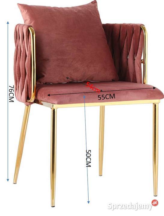 Krzesło Tapicerowane Glam Wysyłka 24H Dostawa 0 Tarchały Małe