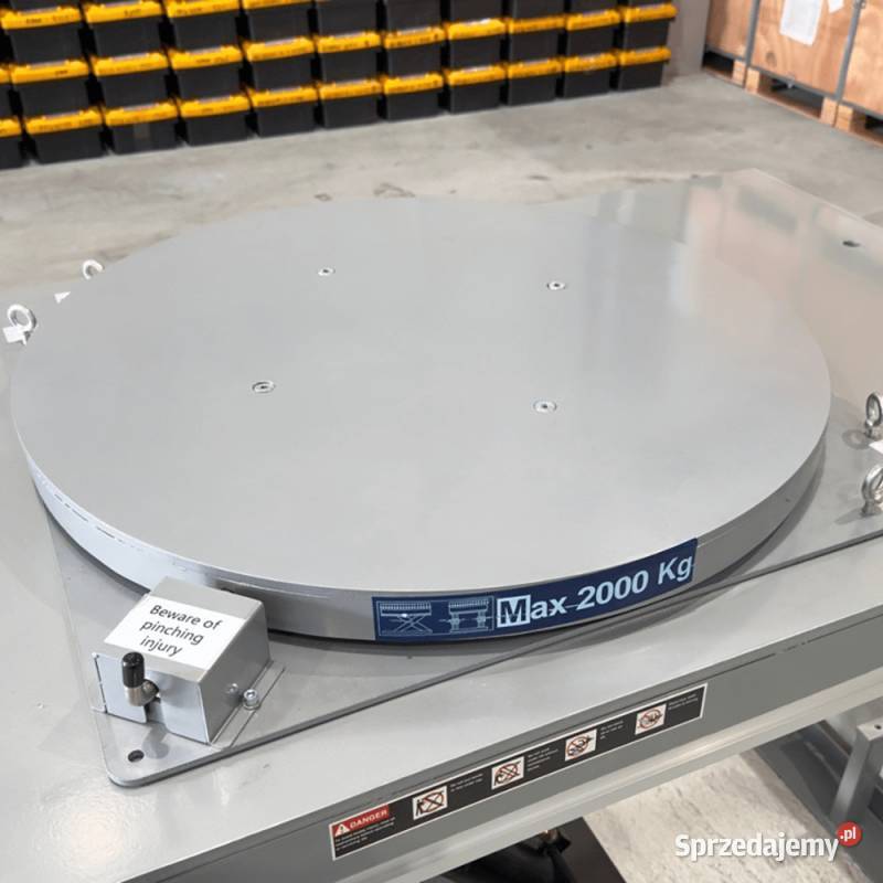 Obrotnica TT1000 Średnica 1000mm Udźwig 2000 Produkcja Smolice