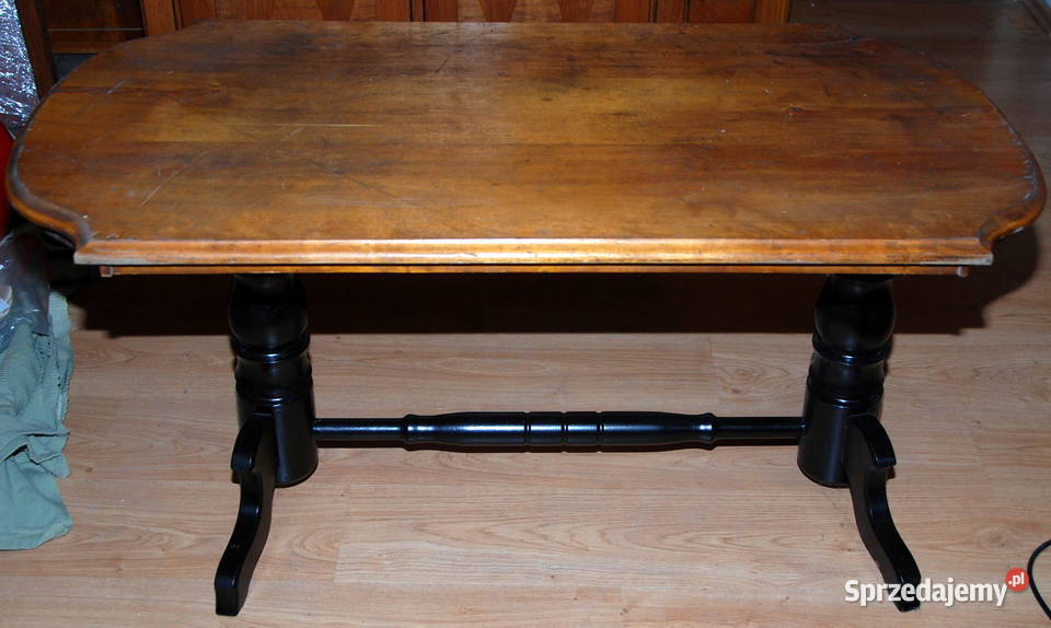 stół noga podstawa blat rzeźbiona eklektyk Warszawa