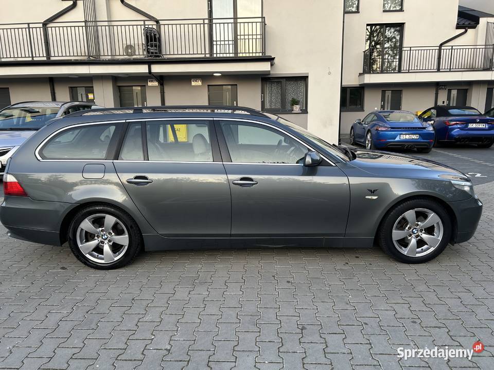 BMW Seria 5 BMW E61 520d Touring 2007 Panorama Kombi Tychy