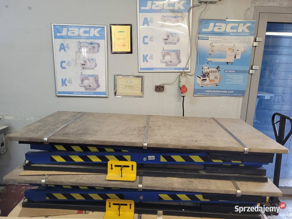 Stół pneumatyczny tapicerski nożycowy