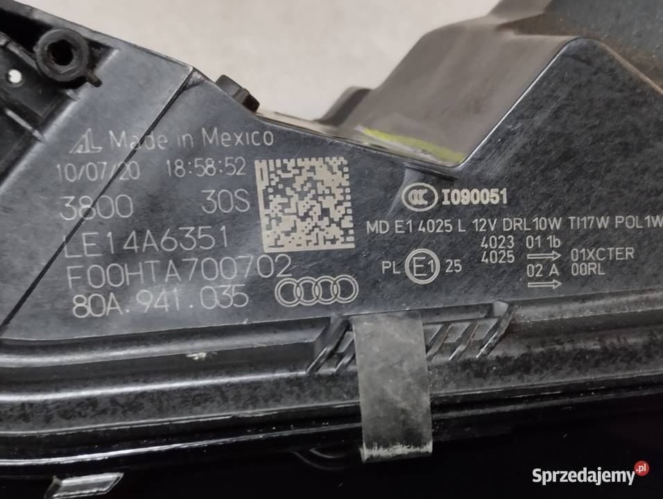 Lampa lewa do audi q5 80a lewe Lampy przednie Drezdenko