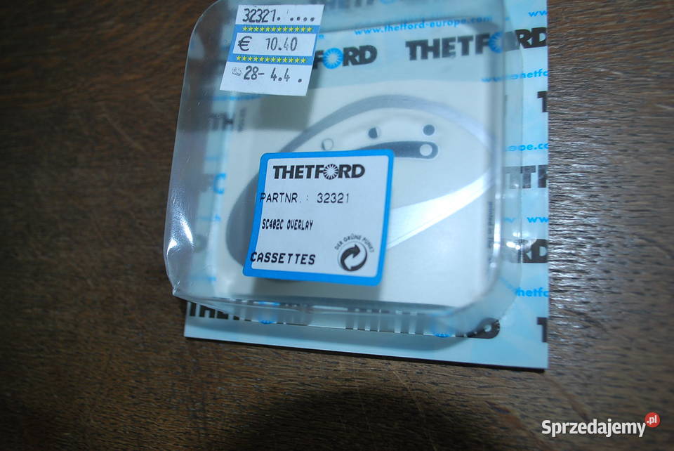 NAKLEJKA NA PANEL STERUJĄCY TOALETY THETFORD Motoryzacja mazowieckie Grzebowilk