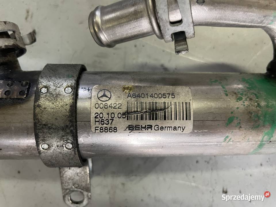 Chłodnica EGR A6401400575 Mercedes A B W169 W245 Silniki i osprzęt Jelcz-Laskowice sprzedam