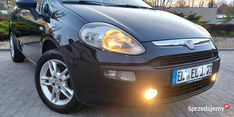 Fiat Punto Evo Benzyna 2010 Klima Alu Oryginał wspomaganie kierownicy Ząbkowice Śląskie