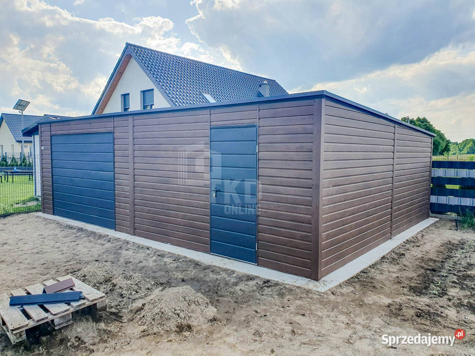 Garaż Blaszany 8x6m Brama Uchylna Drzwi 333zł/m2 sprzedam