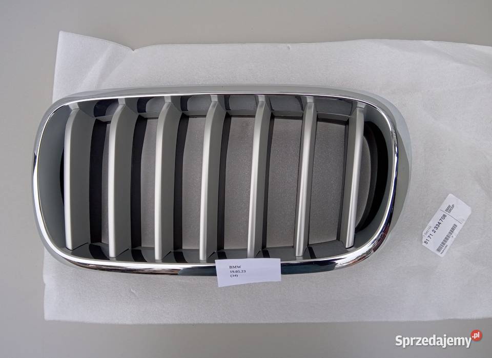NERKA ATRAPA CHROM LEWA GRILL BMW X5 F15 X6 F16 osobowe Nowy Tomyśl