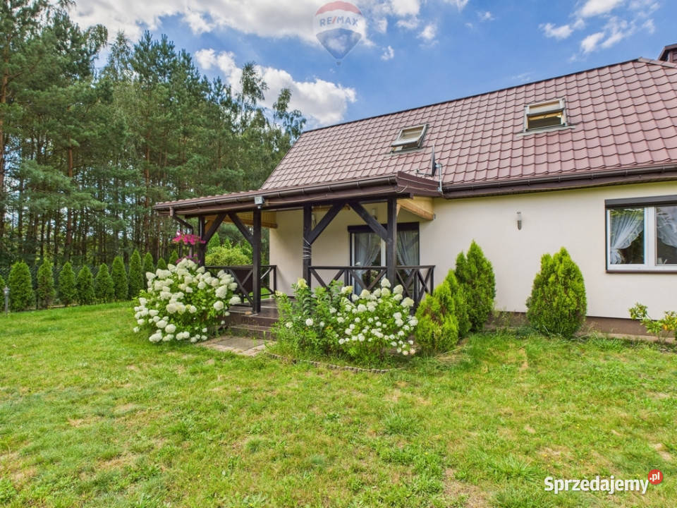 Komfortowy dom z dużą działką i tarasami Grabie sprzedam