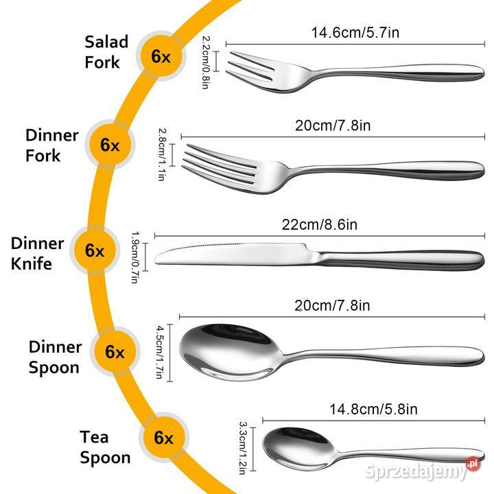 Velaze Zestaw Sztućców 30Częściowy Zawiercie