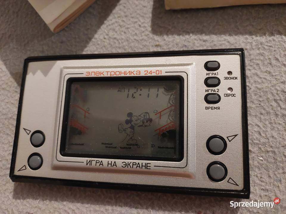 Stara gierka Elektronika 2401 myszka miki Tczew