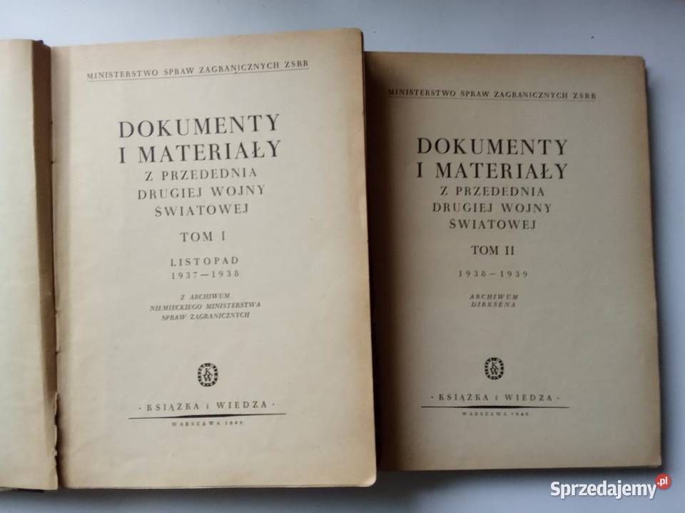 Dokumenty i materiały z przedednia drugiej wojny Łódź sprzedam