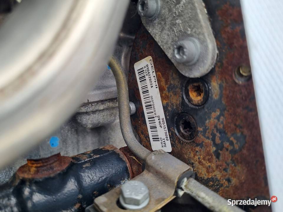 SILNIK KOMPLET Citroen C3 14 HDI 90 0209r DELPHI Rudka