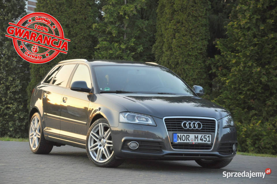 Audi A3 2.0TDI(140KM)*Lift*2xS-Line*Xenon*Led*Navi*Skóry*Reling*Alu18