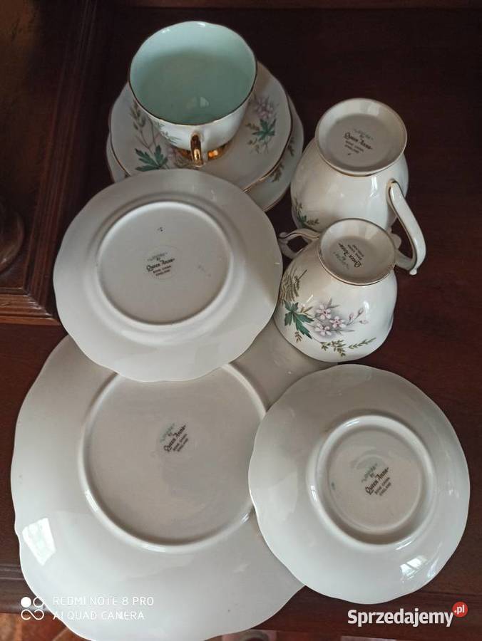 LOUISE Filiżanka z talerzykiem deserowym Queen Porcelana i szkło Gdańsk
