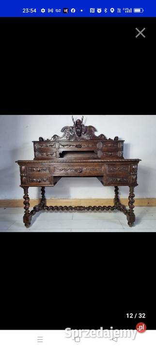 BIURKO MYŚLIWSKIE Antyki Bielsko-Biała