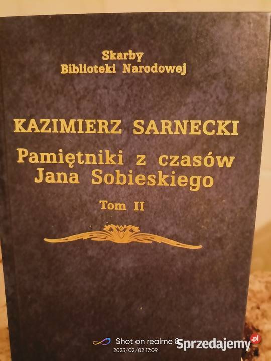 Pamiętniki z czasów Sobieskiego tom 2 książki Warszawa sprzedam