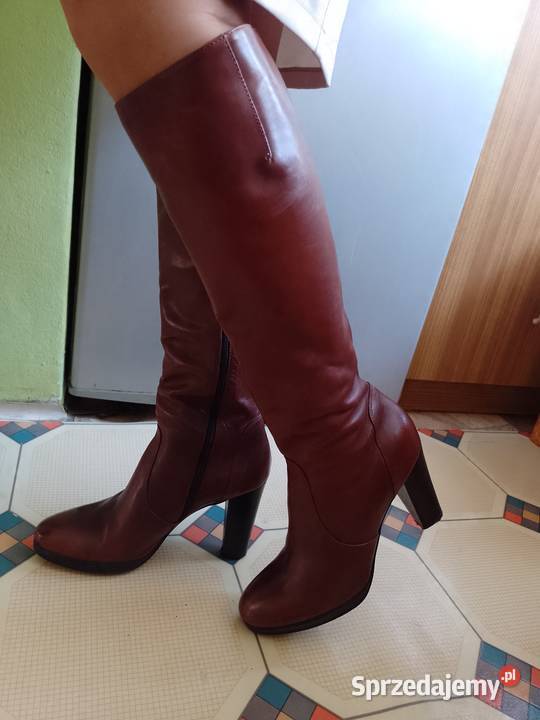 41 Real Leather Skórzane Kozaki z Madrytu Top Kraków