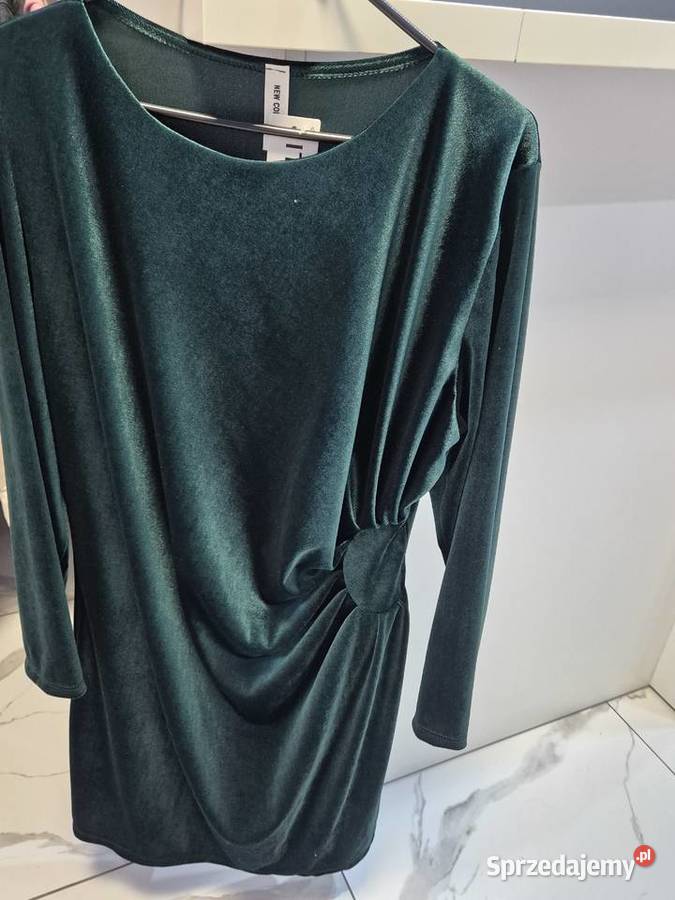 Sukienka welurowa Łomża sprzedam