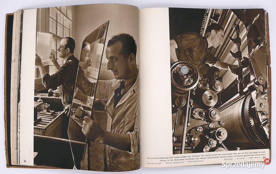 Arbeit DrPaul Wolff 1937 Album zdjęć unikat dolnośląskie Szklarska Poręba