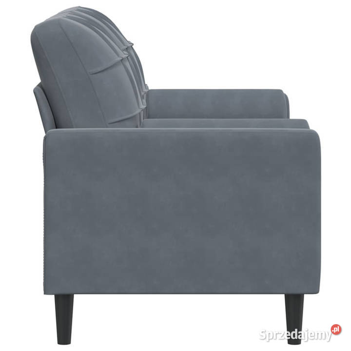 2osobowa sofa z poduszkami ciemnoszara 140 Warszawa sprzedam