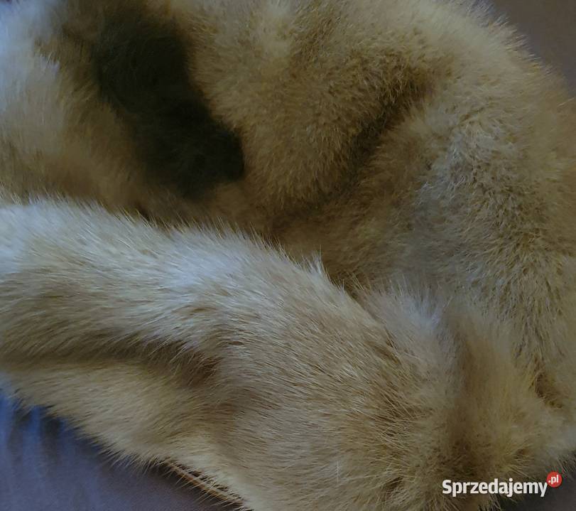 Czapka z norki Beret z norek Norka szara futro Uniseks Katowice