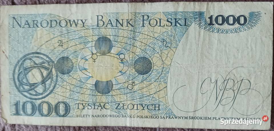 1000 M Kopernik seria GN 1VI19982 r Numizmatyka Konin sprzedam