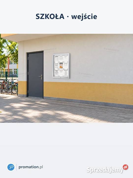 Gablota informacyjna zewnętrzna solidna do Wrocław