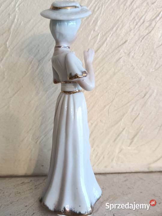 Figurka porcelana DAMA KOBIETA W KAPELUSZU