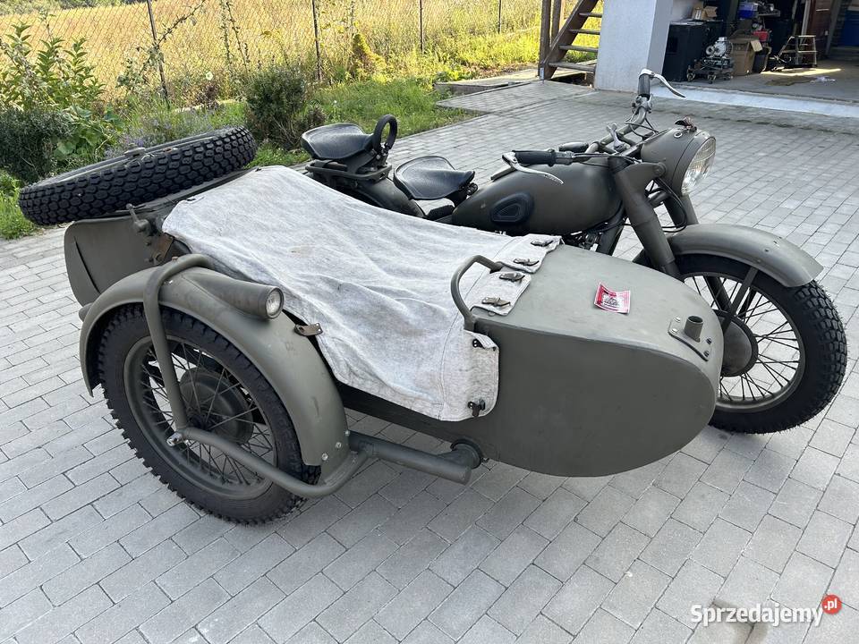 oryginalny motocykl M72 z koszem legalnie sprowadzony Motocykle, skutery, quady Giżycko
