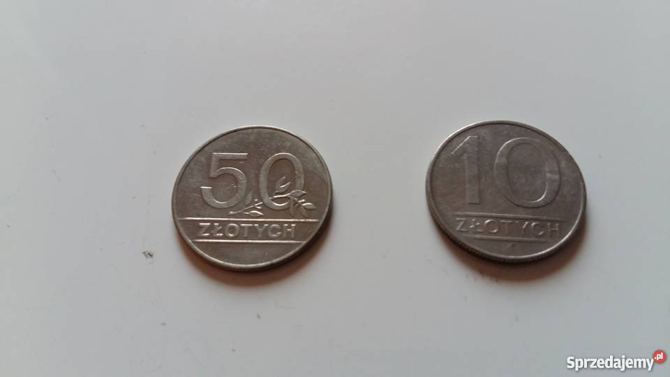 Moneta 50 zł z 1990r I Moneta 10 zł z 1986r
