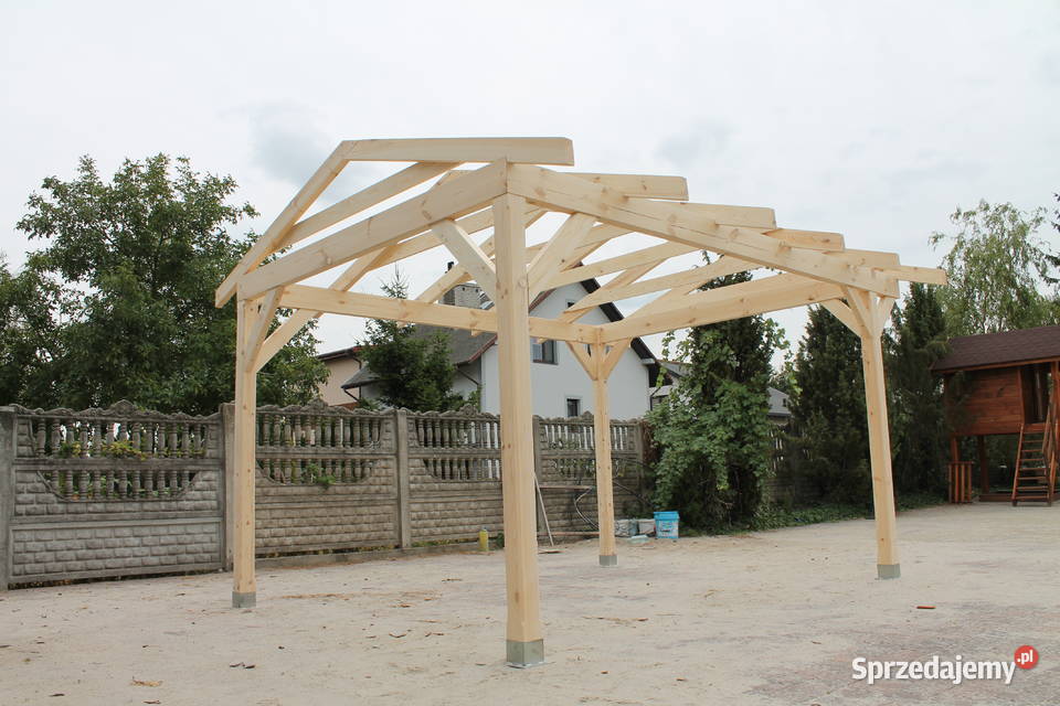 KONSTRUKCJA ALTANY 450x350 Wiata Pergola Garaż Łuków