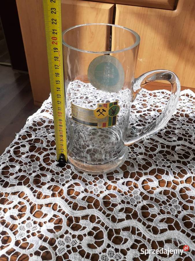 Duży 1 L kufel do piwa Jastrzębie Zdrój Sosnowiec