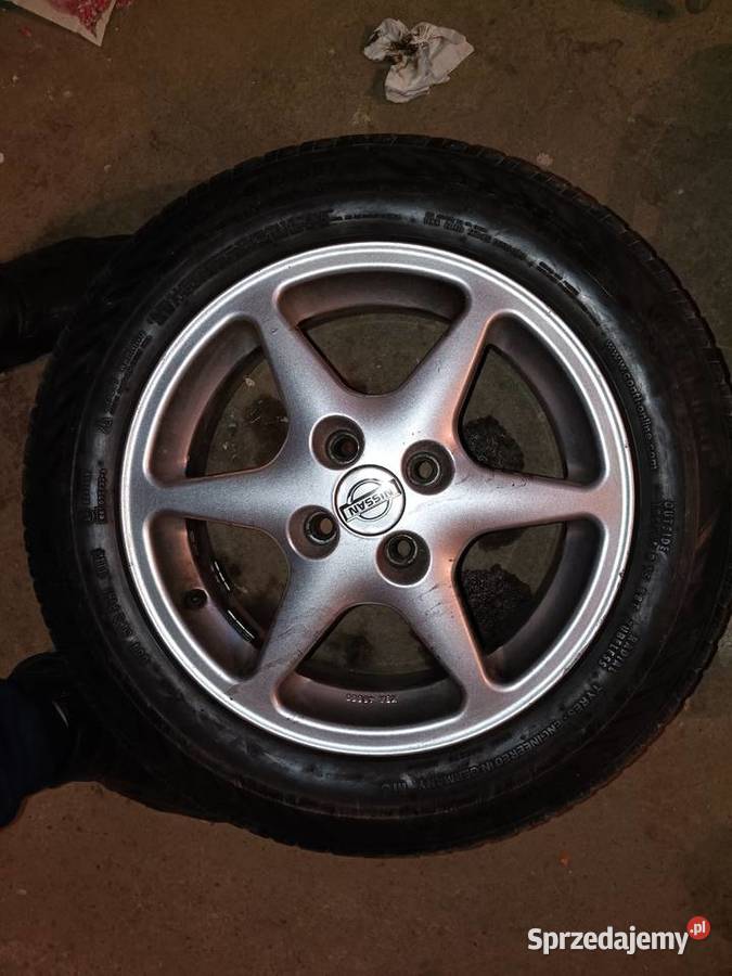 FELGI ALUMINIOWE Z OPONAMI NISSAN NOTE 14 2008r pomorskie Słupsk