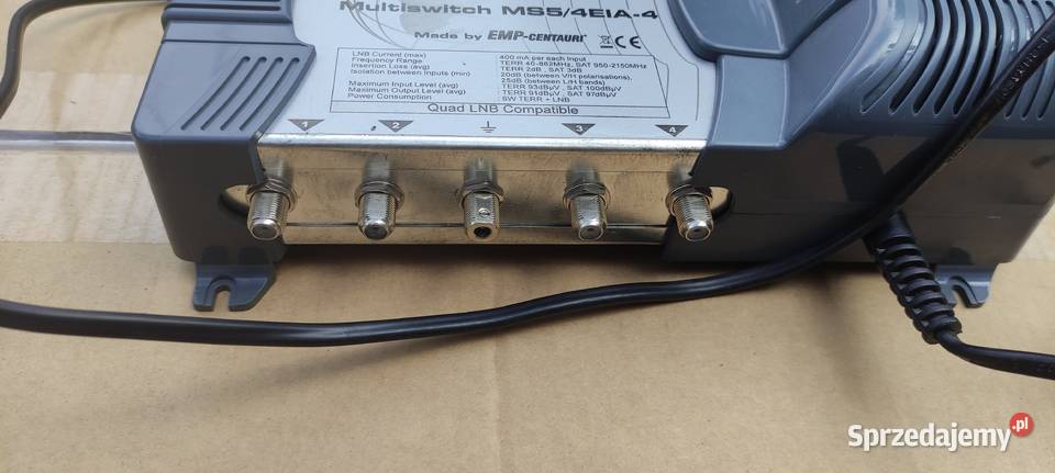 multiswitch satelitarny MS54EIA4 EMPCentauri Łódź
