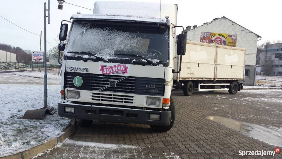 Volvo Fl10 6x2 napojówka kontener dmc 24t 1998 Rok produkcji 1998 dolnośląskie Chojnów