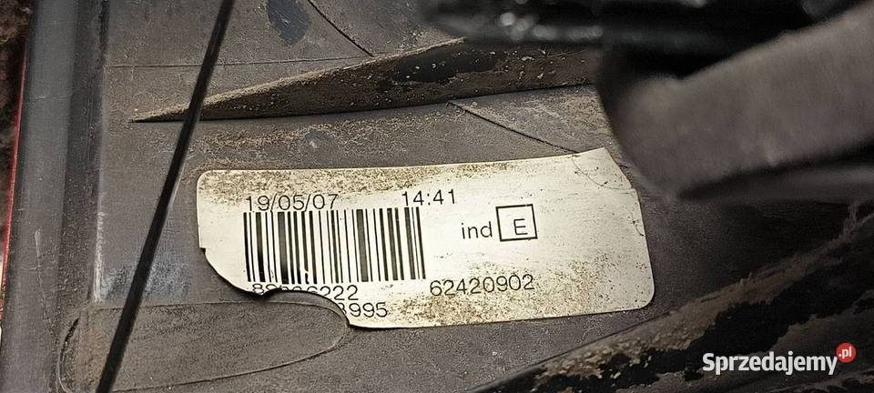 LAMPA PRAWA TYŁ DACIA LOGAN kujawsko-pomorskie Lipno