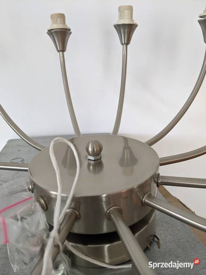TANIO żyrandol 12ramienny stal chromowa duży Warszawa