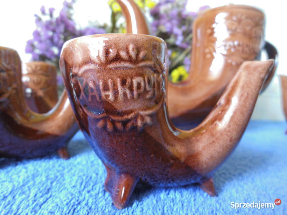Ceramiczny zestaw z kieliszkami ROSJA Raszków
