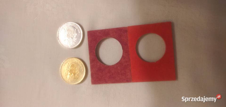 2 Medale złoc i posrebrz Joannes Paulus II 1622 Katowice sprzedam