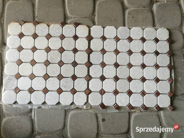 Mozaika kamienna z marmuru CRISTALWHITEALICANTE