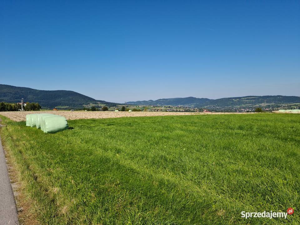 Działka budowlana 1100 m2 mpzp Słopnice
